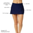 Anne Cole Mid Rise Swim Skort