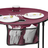 Logo Brands Mississippi State Bulldogs 27.6in Round Tailgate Table