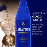 Saratoga Sparkling Spring Water 28 fl. oz., 12 pk.