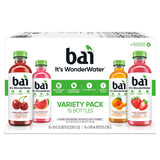 Bai WonderWater Flavored Water Beverage Variety Pack, 18 fl. oz., 15 pk.