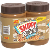 Skippy Natural Creamy Peanut Butter Spread - 48 oz - 2 Pack