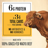 EPIC Wagyu Beef Steak Strips, Grass-Fed and Paleo Friendly Snacks 0.8 oz., 12ct.