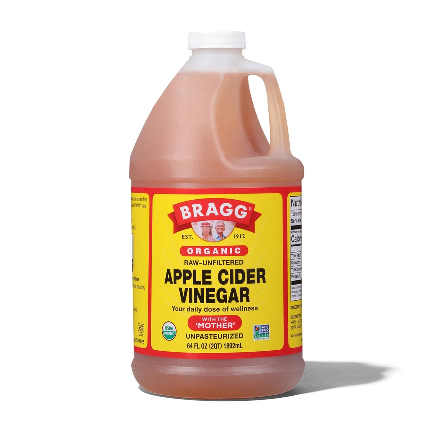 Bragg Organic Raw Unfiltered Apple Cider Vinegar, 64 fl. oz.