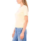 Vince Camuto Women's Short Sleeve Sweater - Blue - XXL