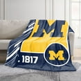 Logo Brands Michigan Wolverines 60"x70" Super Plush Blanket