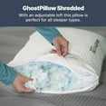 GhostBed 2-Pack Shredded Memory Foam Pillow, Assorted Sizes