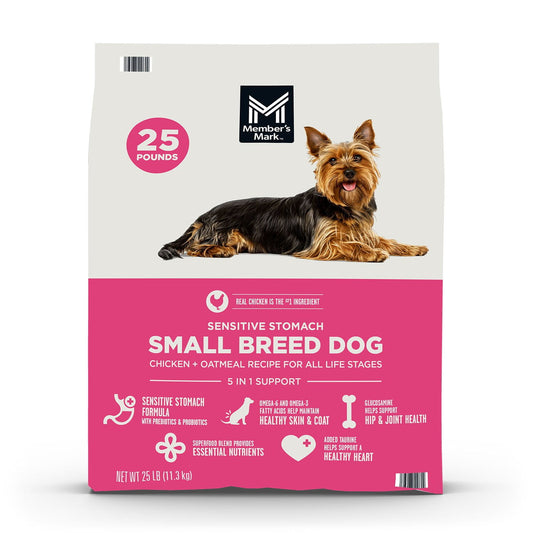 Member's Mark Sensitive Stomach Small Breed Chicken + Oatmeal Recipe Dry Dog Foo