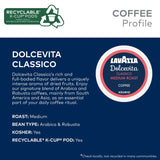 Lavazza Dolcevita Classico Medium Roast Coffee K-Cup Pods, 80 ct.