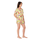 Member's Mark Women's 2-Piece Notch Collar Pajama Set - Black - XXL