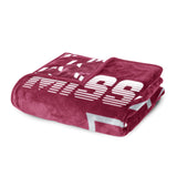 Logo Brands Mississippi State Bulldogs 60"x70" Super Plush Blanket