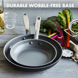 GreenPan Chatham Hard Anodized Ceramic Nonstick Fry Pan Set, 8" & 10"
