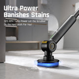 Fanttik Dual-Speed Electric Scrubber with 6 Brush Heads