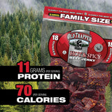 Old trapper Hot &amp; Spicy Beef Jerky, 18 oz.