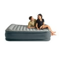 Intex Queen Dura-Beam Comfort Pillow Airbed w/ Internal Pump