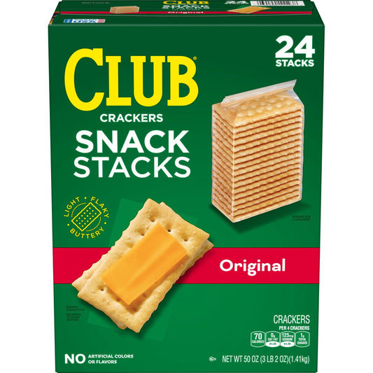 Club Crackers Snack Stacks, 2.08 oz., 24 pk.
