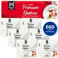Member's Mark Ultra Premium 2-Ply White Napkins 6 pks., 110 napkins/pk.
