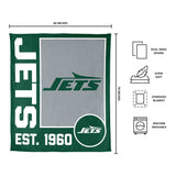 Logo Brands New York Jets 60"x70" Super Plush Blanket