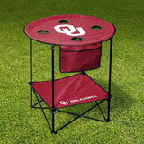 Logo Brands Oklahoma Sooners 27.6in Round Tailgate Table