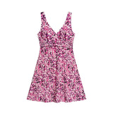 Lands' End Women's Swim Dress - Black - XXL
