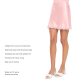 Express Women's Satin Mini Skirt