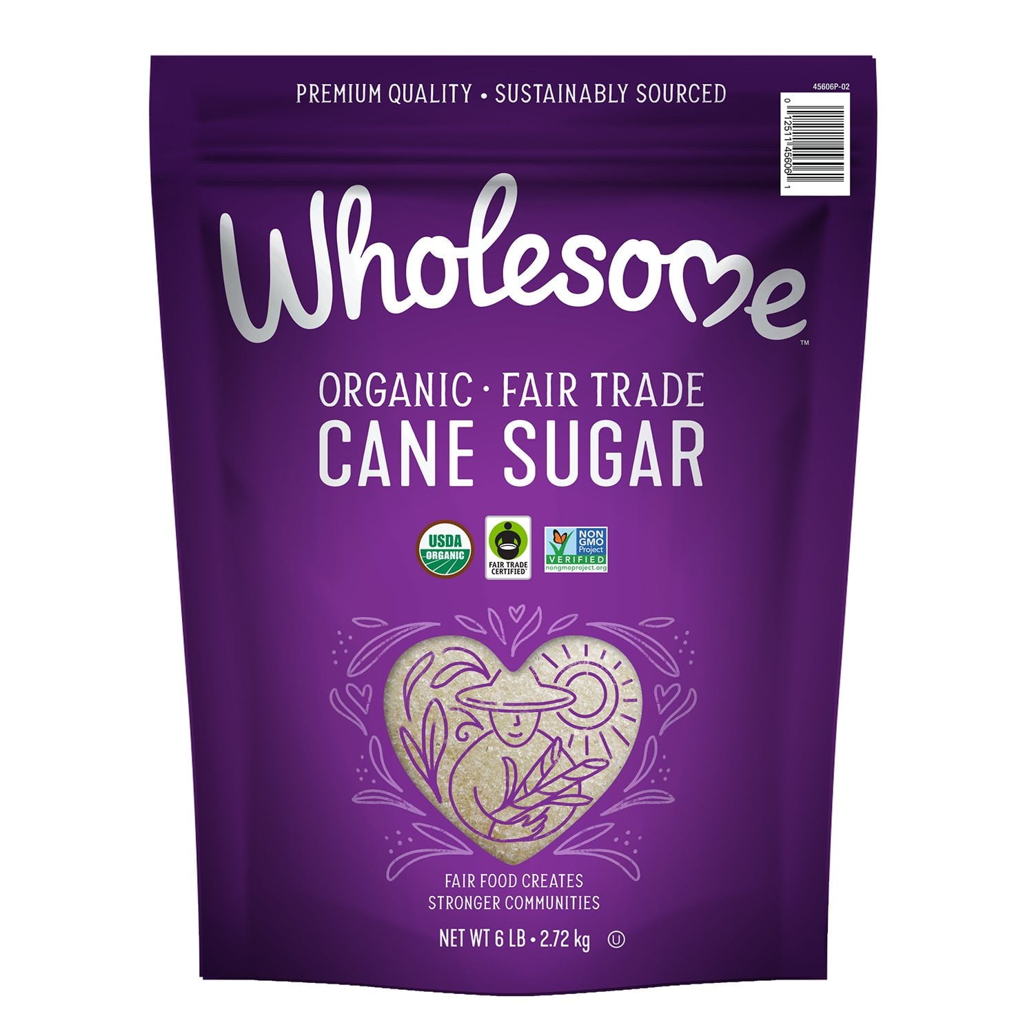 Wholesome Organic Cane Sugar - 6 lbs