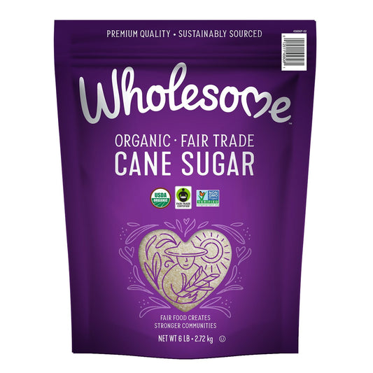 Wholesome Organic Cane Sugar - 6 lbs