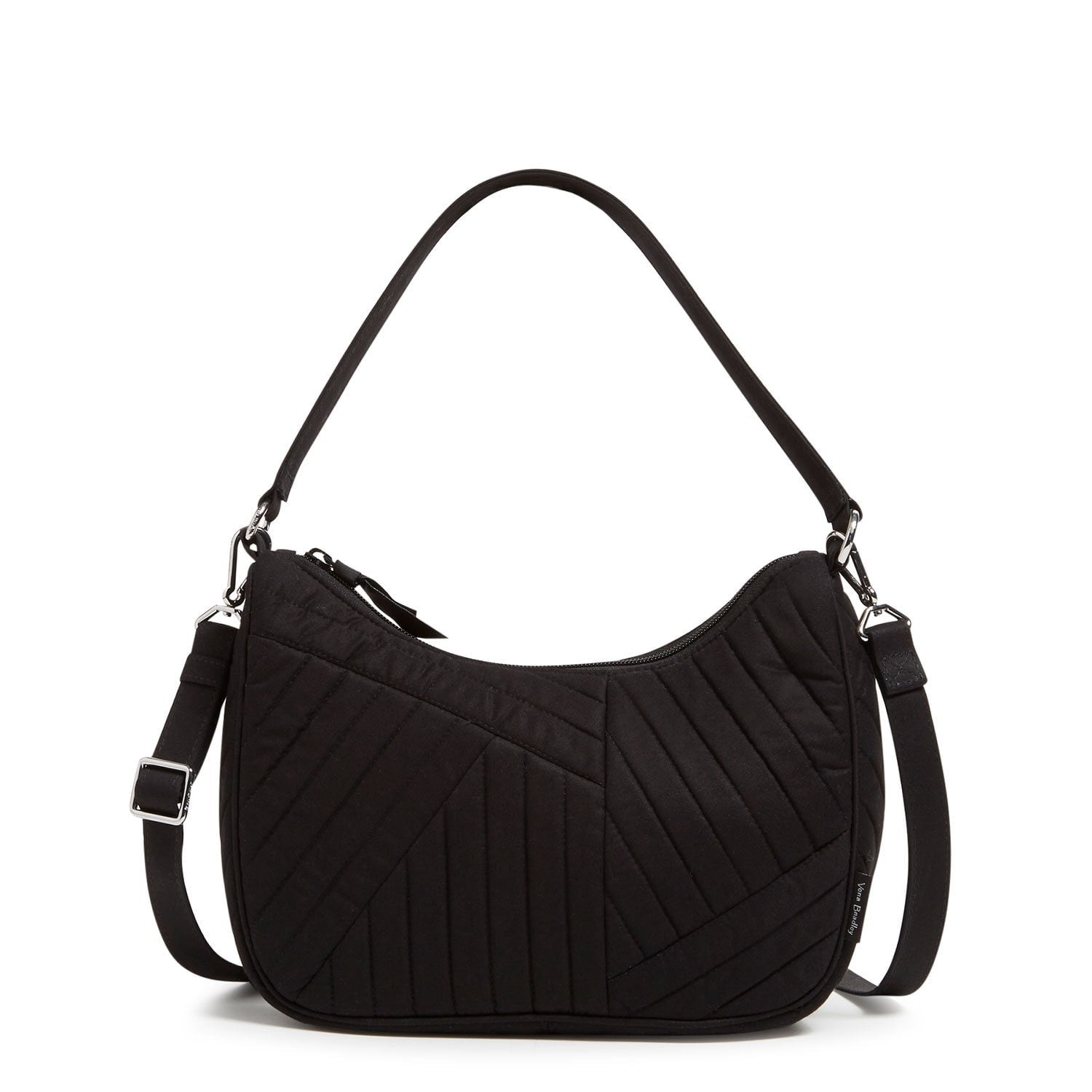 Vera Bradley Frannie Crescent Crossbody - Black