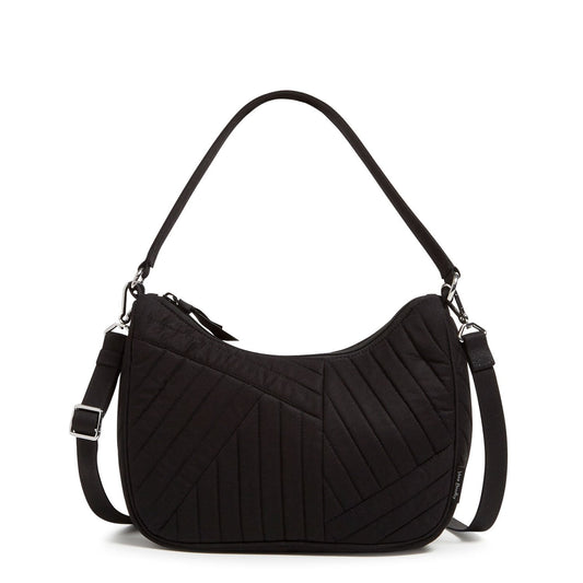 Vera Bradley Frannie Crescent Crossbody - Black