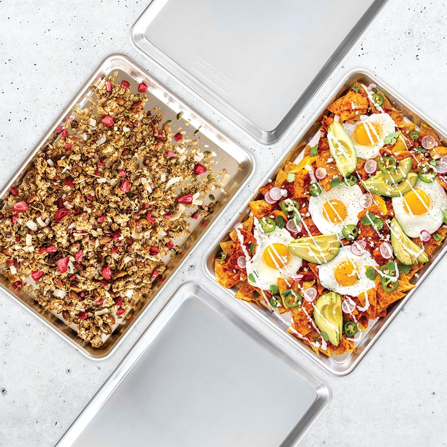 Nordic Ware Naturals 4-Piece Half Sheets Set