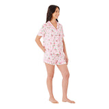 Member's Mark Women's 2-Piece Notch Collar Pajama Set - Black - XXL