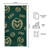 Logo Brands Colorado State Rams 38"x72" Beach Towel