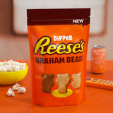 REESE'S Chocolate Peanut Butter Candy Dipped Graham Bears, 24 oz.