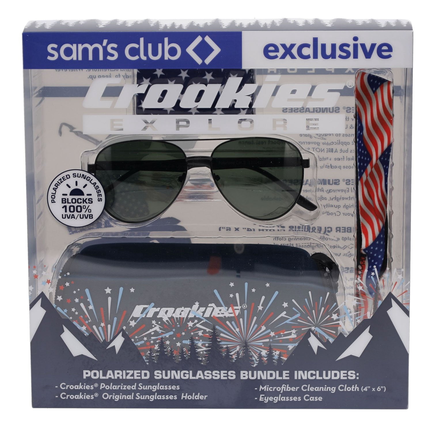 Croakies Aviator Sunglasses