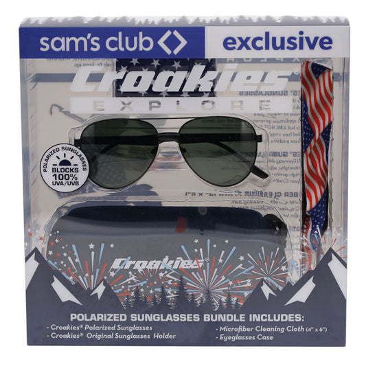 Croakies Aviator Sunglasses