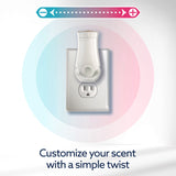 Glade CustomScent PlugIns Scented Oils, Frosted Eucalyptus and Waterlily, 1 Warmer + 5 Refills, Total 3.35 fl. oz./ 99 ml.