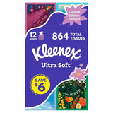 Kleenex Ultra Soft Facial Tissues, 12 boxes, 72 tissues/box