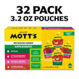 Mott's No Sugar Added Applesauce Variety Pack, 3.2 oz., 32 ct.