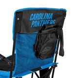 Logo Brands Carolina Panthers Hard Arm Chair