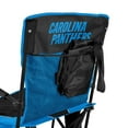 Logo Brands Carolina Panthers Hard Arm Chair
