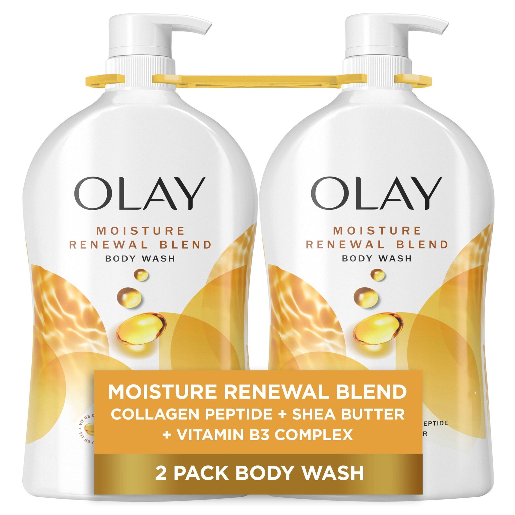 Olay Moisture Renewal Blend Body Wash – 35 fl oz, 2 Pack