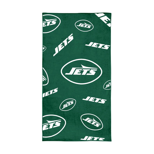 Logo Brands New York Jets 38"x72" Beach Towel