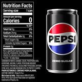 Pepsi Zero Sugar Mini Cans, 7.5 fl. oz., 30 pk.