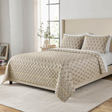 Member's Mark 3-Piece Printed Velvet Quilt Sets, Assorted Sizes