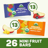 Cascadian Farm Fruit Bars Mixed Berry &amp; Tropical Fruit Variety Pack 0.71 oz., 26 pk.