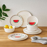 Member's Mark 12-Piece Bamboo Melamine Dinnerware Set