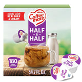 Coffee mate Half &amp; Half Liquid Creamer Singles, 0.3 fl. oz., 180 ct.