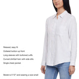 Gap Women's Linen Blend Button-Down Shirt