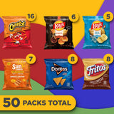 Frito-Lay Flavor Mix Chips, Variety Pack, 50 pk.