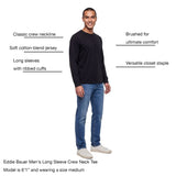 Eddie Bauer Men's Long Sleeve Crew Tee - Black - XXL