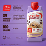 Premier Protein 30g High Protein Shake, Cookie Dough, 11oz., 15 pk.
